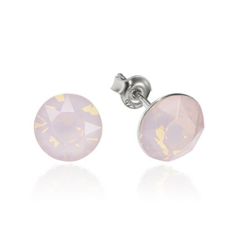 Earrings Xirius, Opal Rose, 8 mm