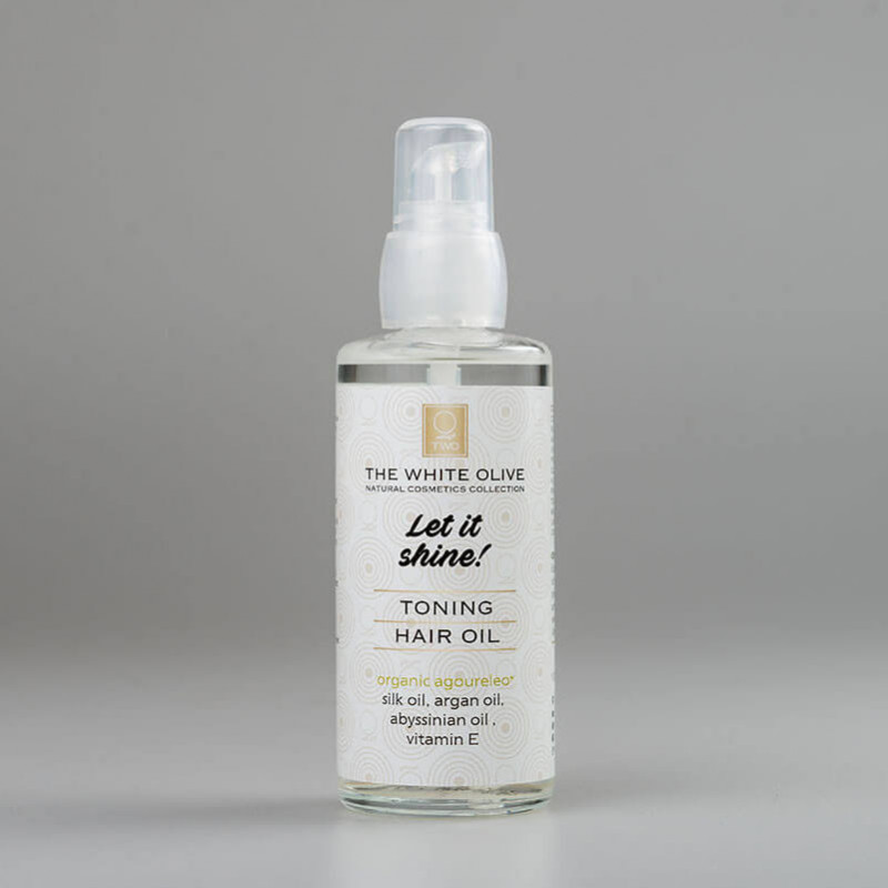 “LET IT SHINE!” Toning hair oil with silk oil