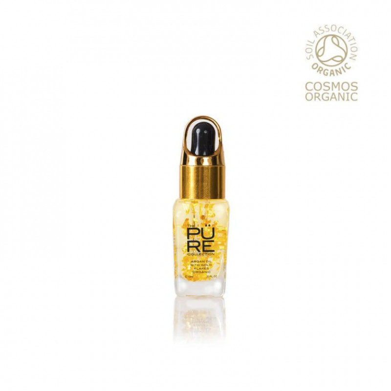 Argan oil 100% certified organic with 22KT gold flakes