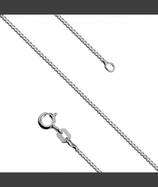 Silver chain, 42cm, Ø10