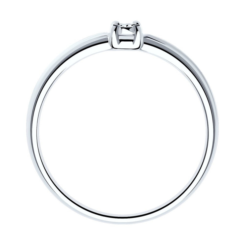 Серебряное SOKOLOV кольцо с бриллиантом