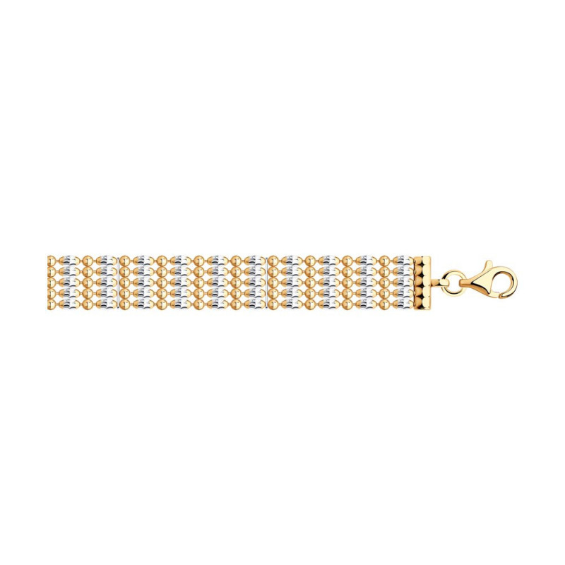 Gold-plated SOKOLOV chain bracelet