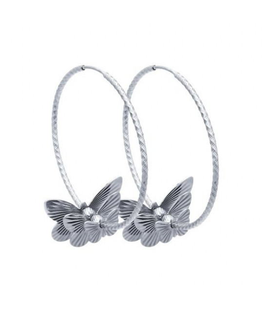 Silver earrings Congo SOKOLOV with diamond cut