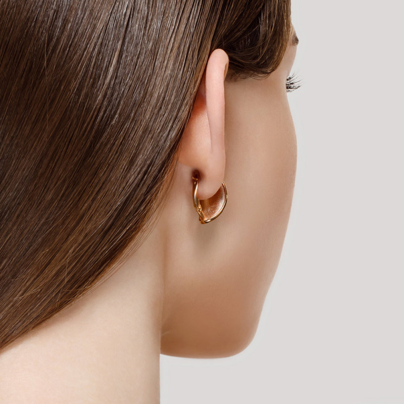 Earrings made of gilded silver SOKOLOV.