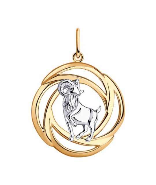 Silver pendant SOKOLOV, Zodiac sign: Aries