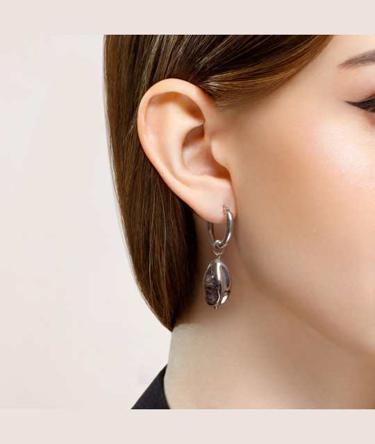 Silver earrings SOKOLOV