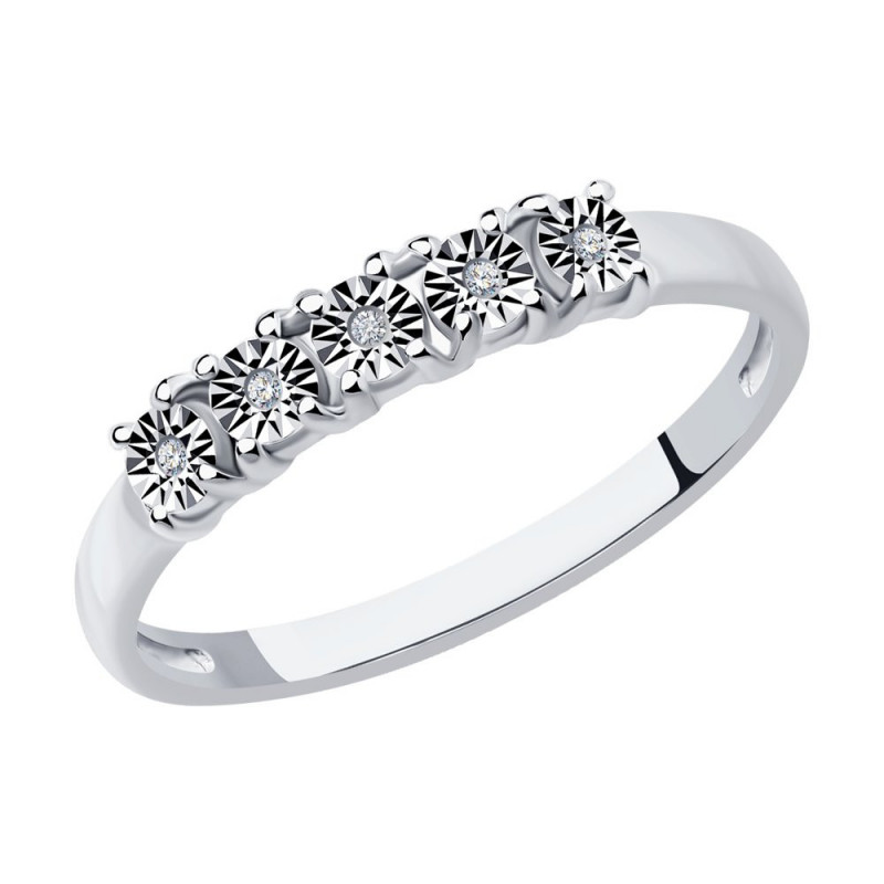 Ring in silver with diamonds SOKOLOV