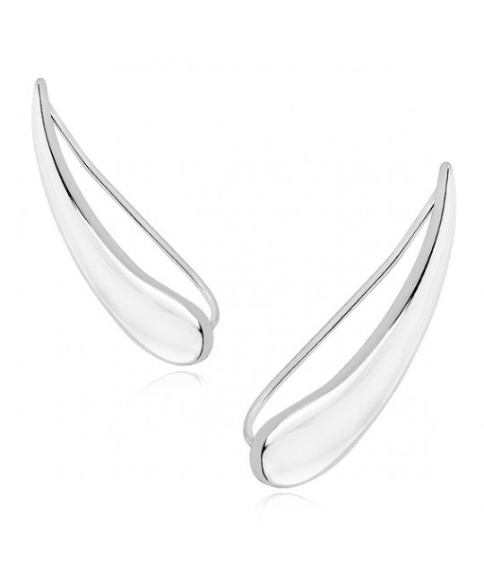 Silver cuff SENTIELL earrings