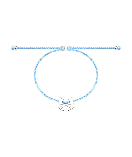 Silver bracelet SOKOLOV, Blue