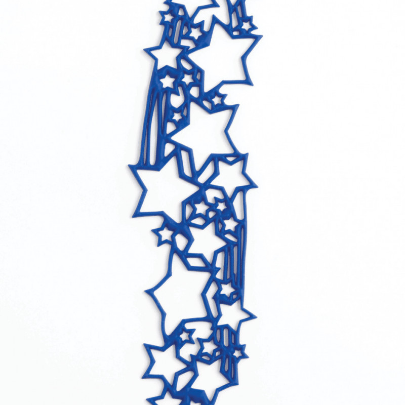 EKO plastmasas rokassprādze BATUCADA, Blue Stars