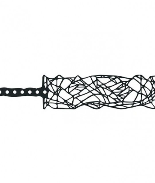 ECO plastic armband BATUCADA, Black Mosaic