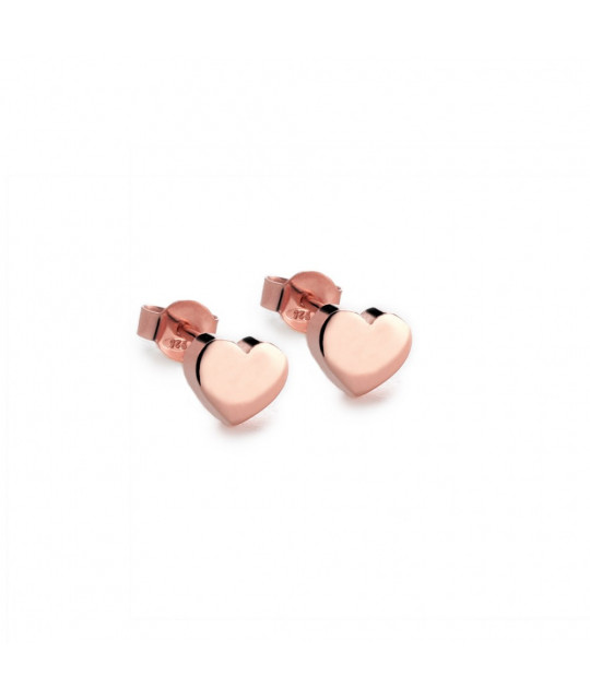 Silver earrings Marcello Pane, Little hearts