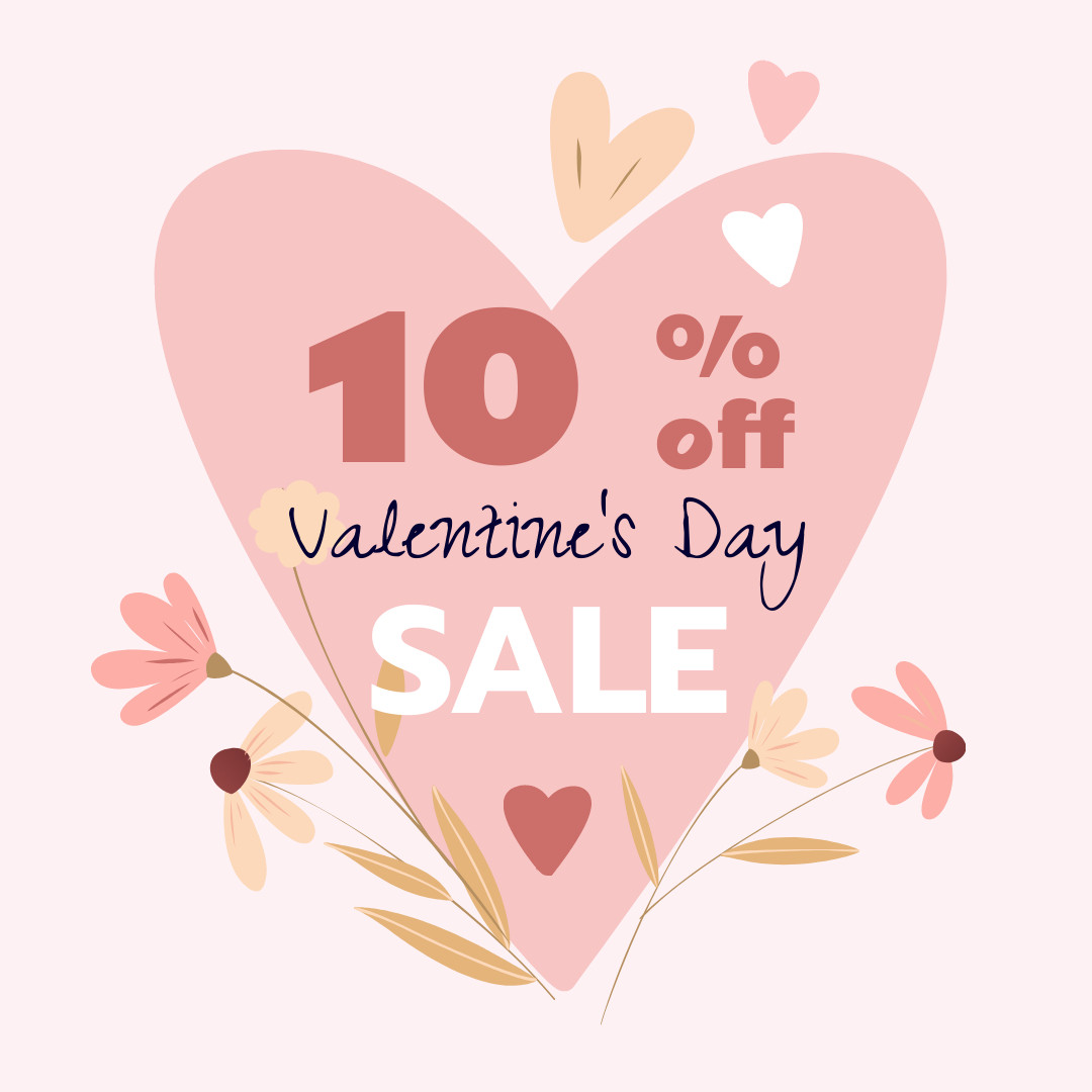 Valentine's Day Gift Ideas for the Love of Your Life with a 10% Discount!